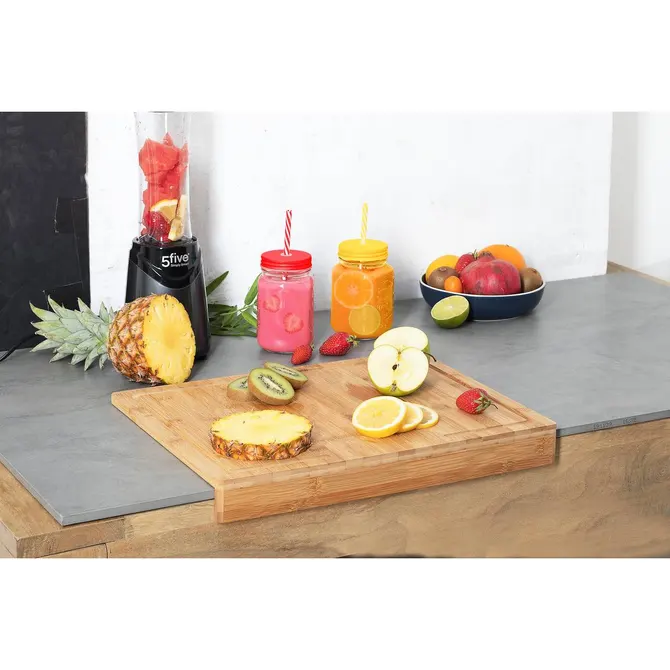BAMBOO CHOPPING BOARD WITH RIM 45X34 CM