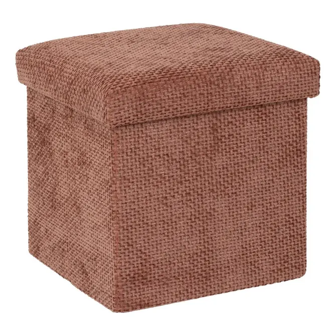 MIX N MODUL VELVY OTTOMAN 31 X 31 CM - TERRACOTTA