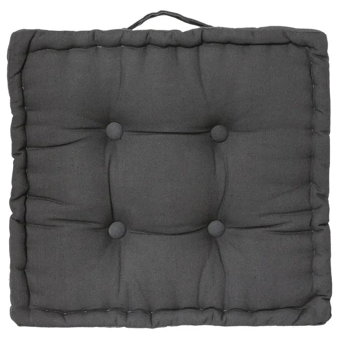 FLOOR CUSHION 40X40X8 CM - SLATE GREY