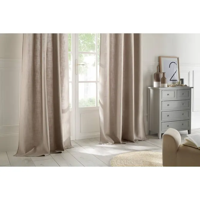 CLEM CURTAIN 140 X 260 CM - BEIGE