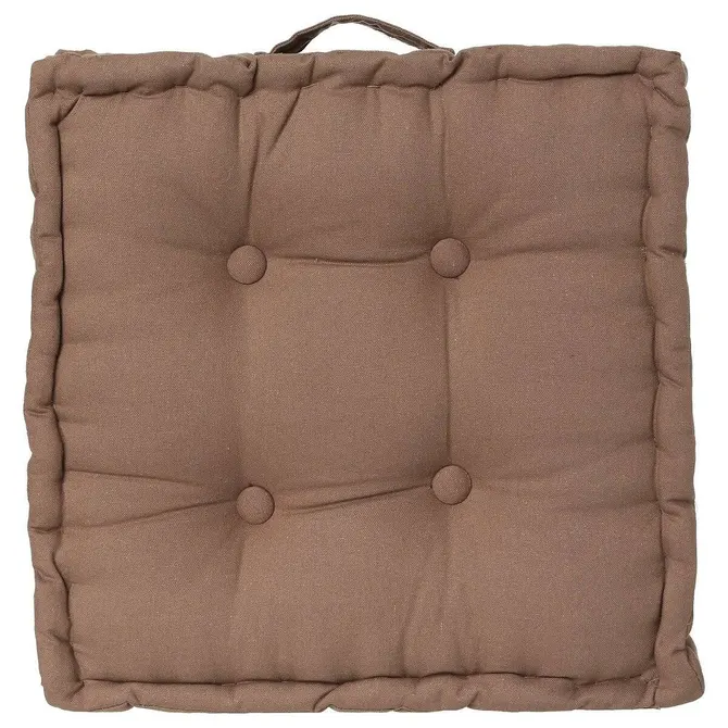 FLOOR CUSHION 40X40X8 CM - TAUPE
