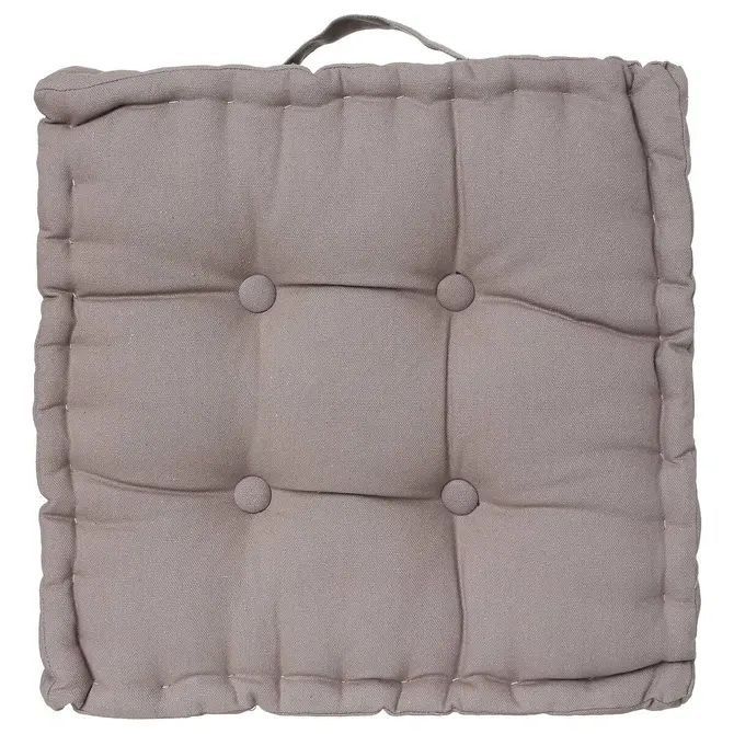 FLOOR CUSHION 40X40X8 CM - GREY