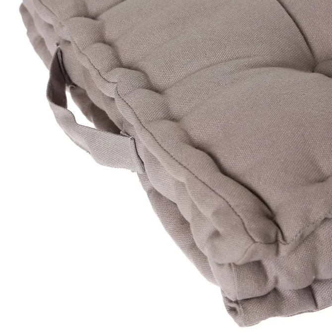 FLOOR CUSHION 40X40X8 CM - GREY