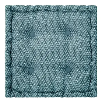 OTTO FLOOR CUSHION 40X40X8 CM - DUCK BLUE