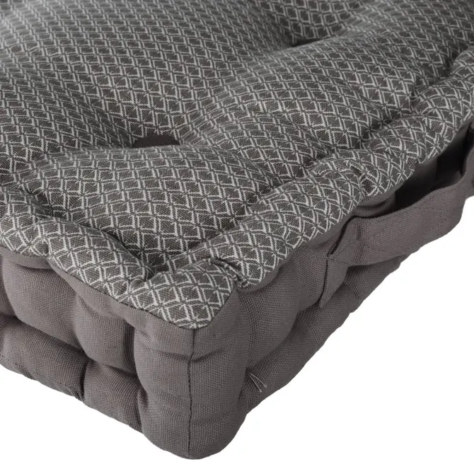 OTTO FLOOR CUSHION 40X40X8 CM - GREY