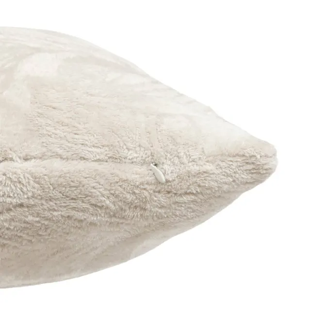RYO LINEN FLANNEL CUSHION 40X40 CM - BEIGE