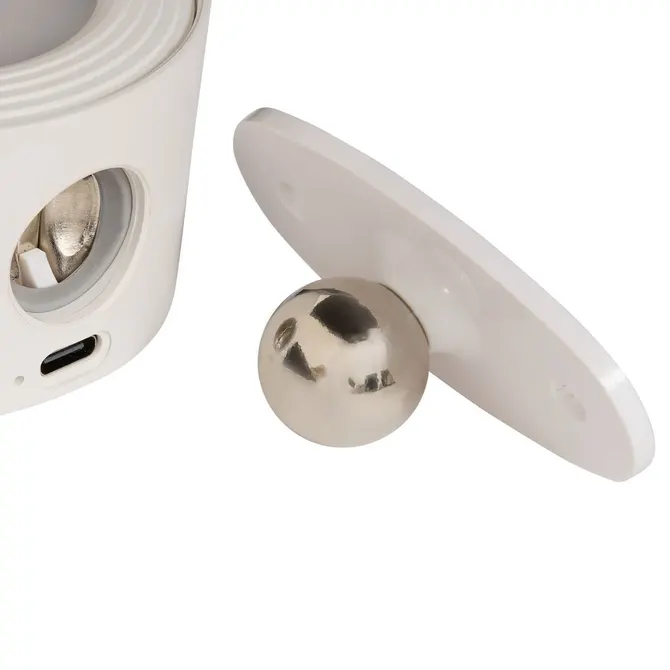 REMOVABLE LED WALL LAMP W/ USB CHARGING - WHITE