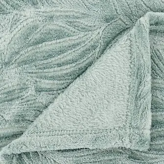 RYO FLANNEL THROW 180X230 CM - LIGHT BLUE