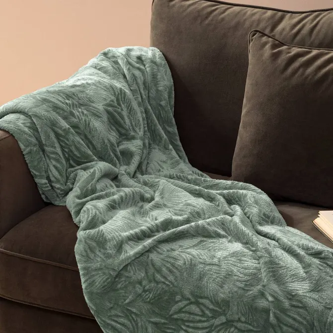 RYO FLANNEL THROW 180X230 CM - LIGHT BLUE