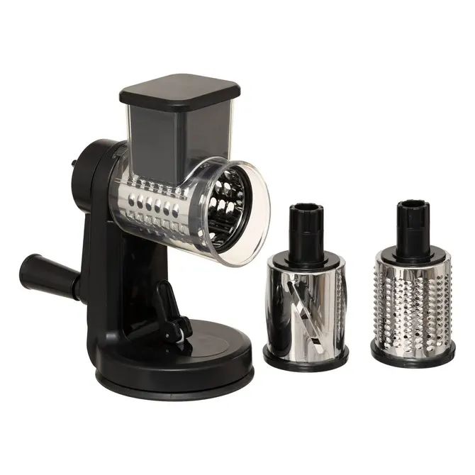 SILVER PRO GRATER 3-BLADE W/CRANK L. 23.8 CM