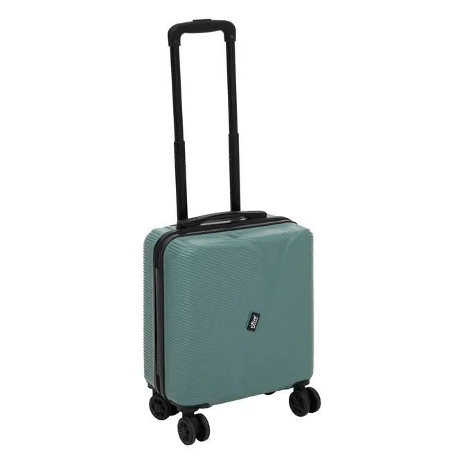 HARD SHELL CABIN SUITCASE WITH WHEELS - GREEN