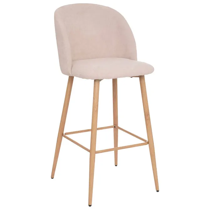 CELESTE BAR CHAIR - LINEN-COLOUR