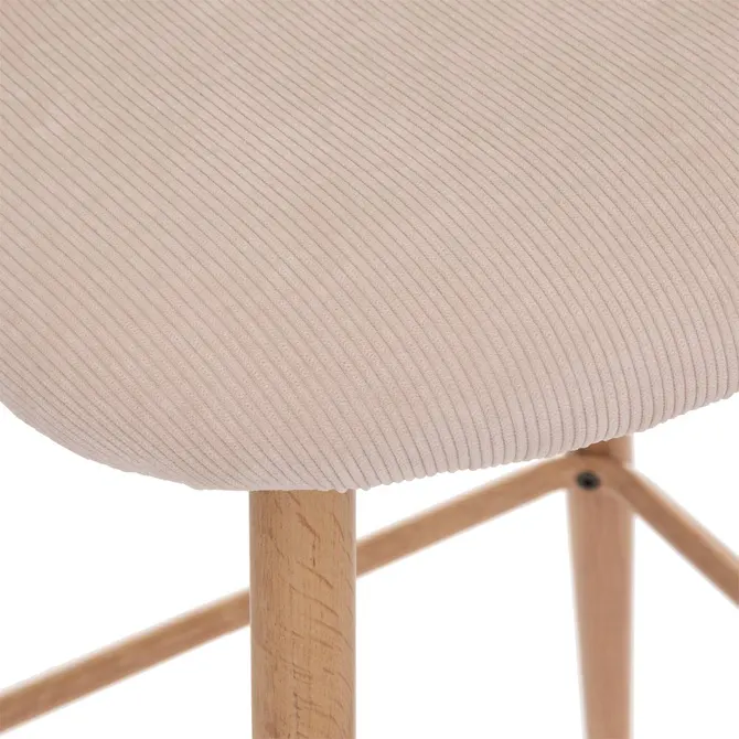CELESTE BAR CHAIR - LINEN-COLOUR