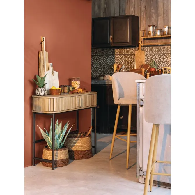 CELESTE BAR CHAIR - LINEN-COLOUR