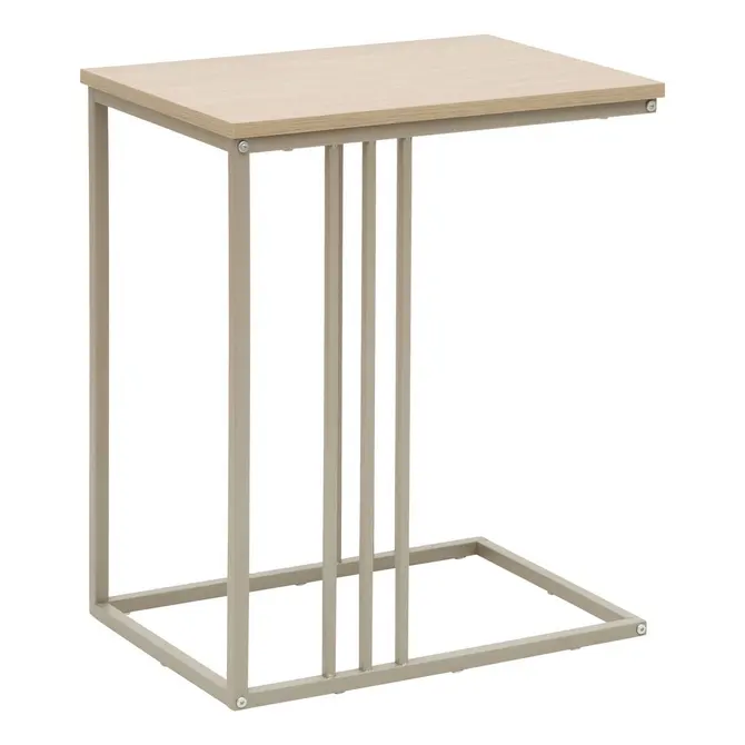 DUNA METAL SIDE TABLE H. 58 CM - BEIGE