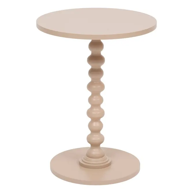 ALIX SIDE TABLE DIAM 50X38X38 CM - HAZELNUT
