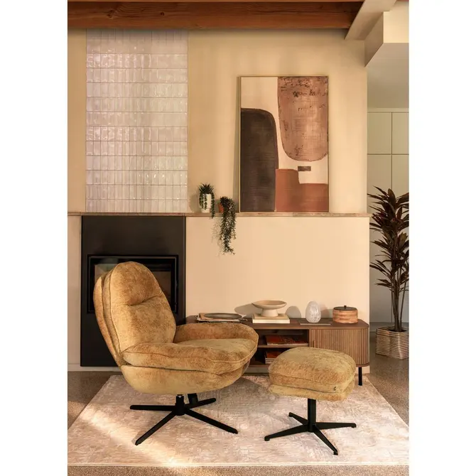 STELAN FOOTREST L. 53 CM - OCHRE