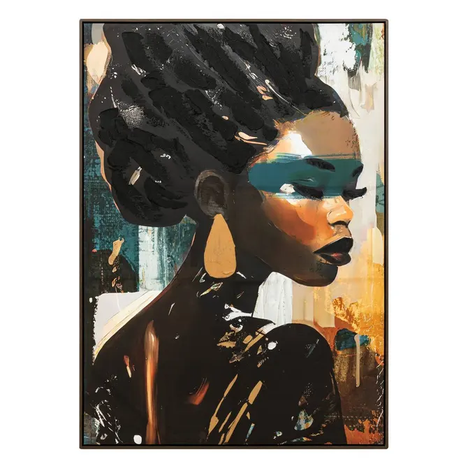 ISIA PAINTED FRAMED CANVAS 100X140 CM