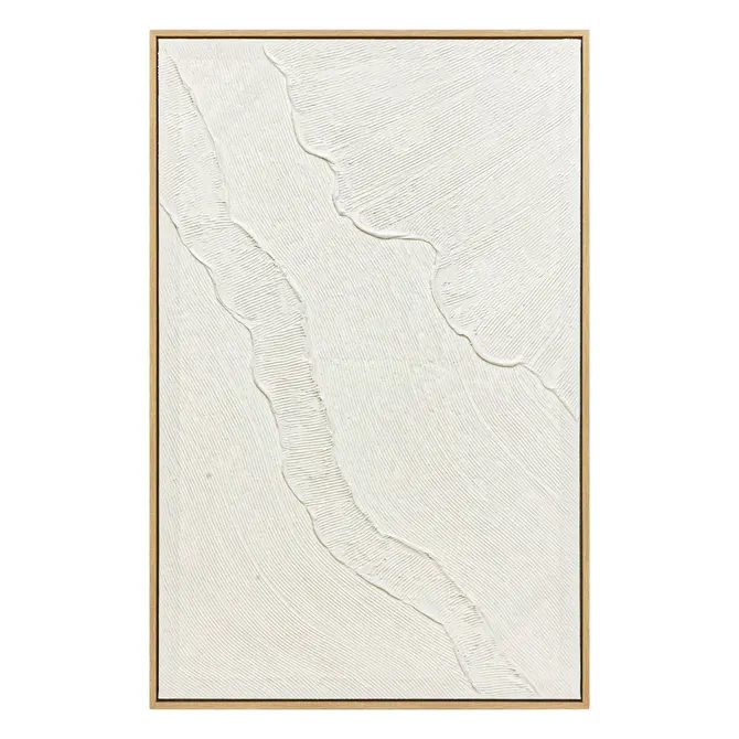 KOHANA 3D WALL DECOR 116X75 CM - WHITE