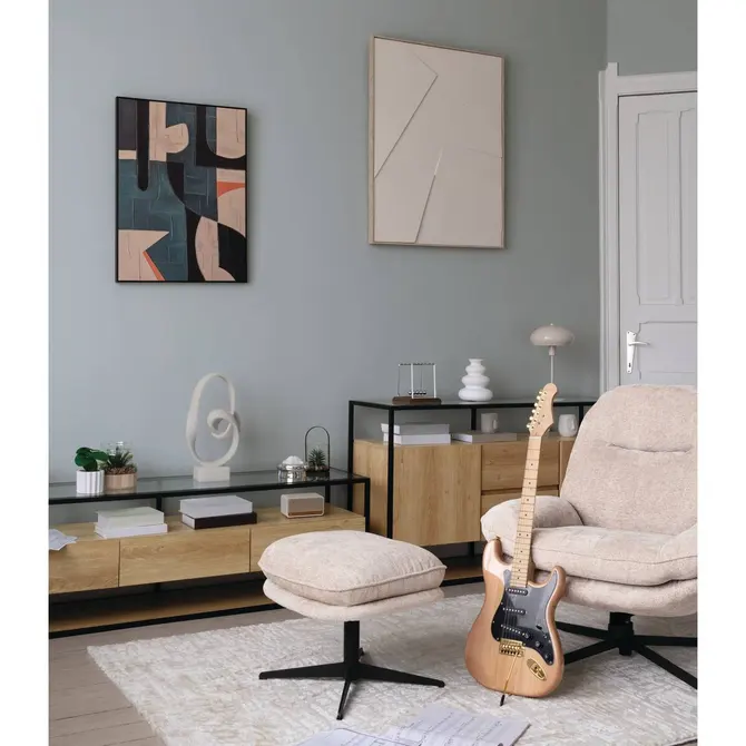 STELAN SWIVEL ARMCHAIR - CLAY