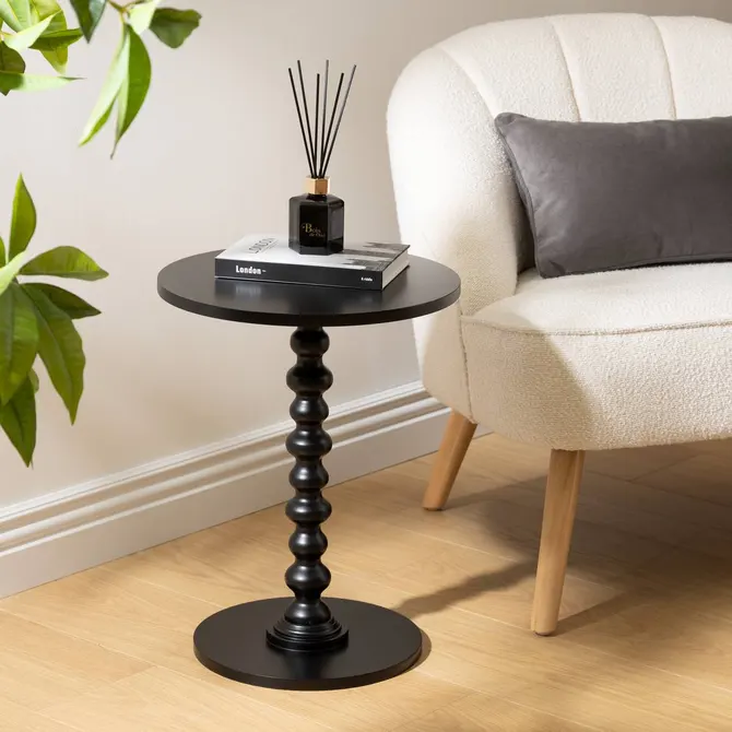 ALIX SIDE TABLE 50X38X38 CM - BLACK