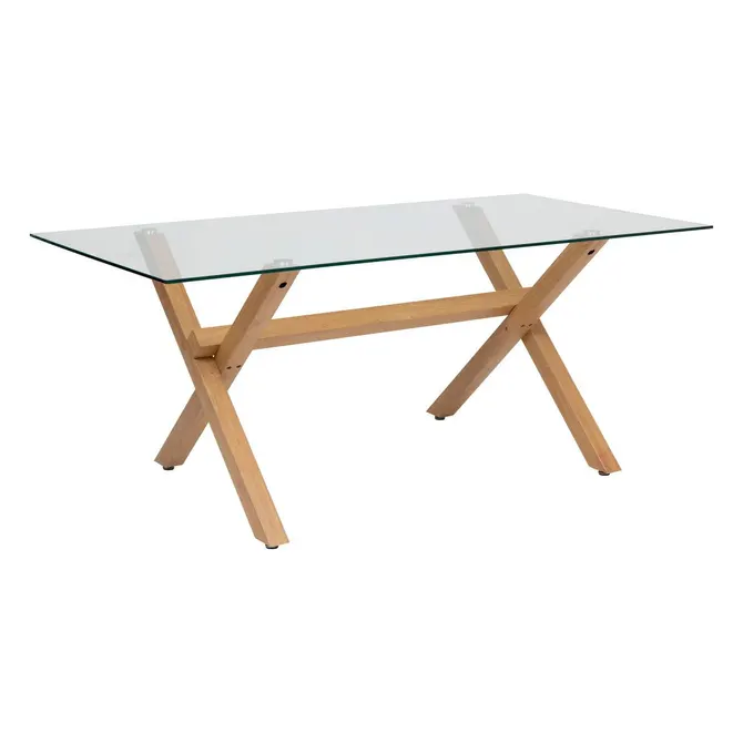 JOREL DINING TABLE 180X90 CM - BROWN