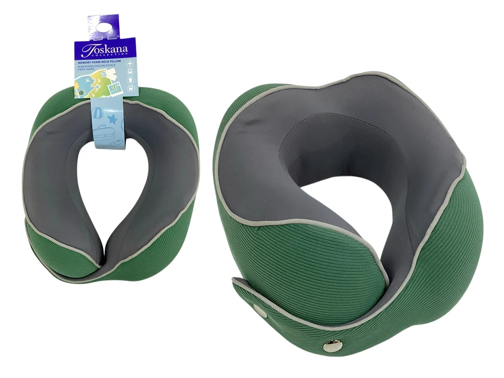 MEMORY NECK PILLOW WITH 2 PCS