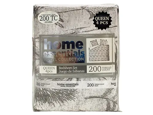 4- PC BED SHEET SET - QUEEN