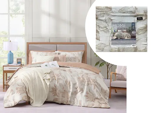 7-PC BED-IN-A-BAG COMFORTER SET 88X88" - RED