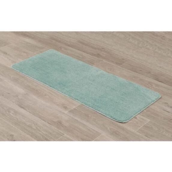DOUBLE BASIN MF BATHROOM MAT 50X120 CM - ALMOND GREEN
