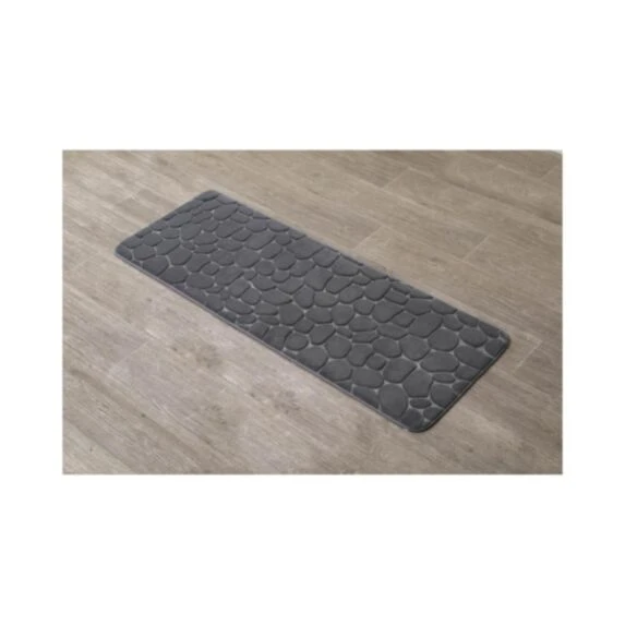 PEBBLE MF MEMORY FOAM MAT 45X120 CM - DARK GREY
