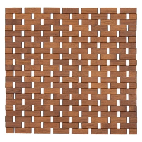 ANTI SLIPPERY BAMBOO DUCKBOARD 45X45 CM