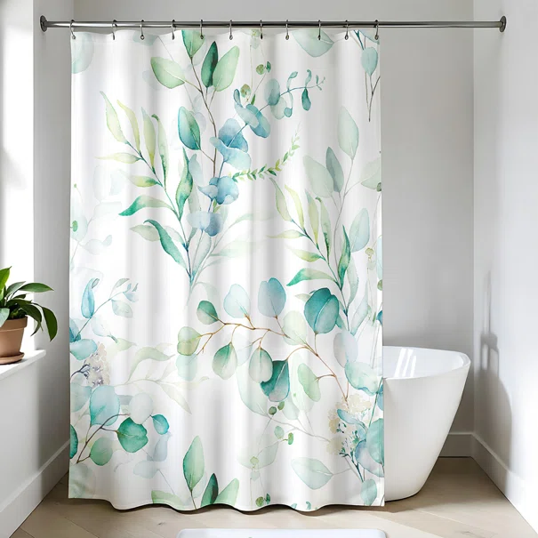 POLYESTER SHOWER CURTAIN 180X200 CM