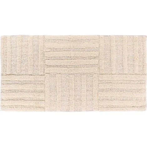 ANNA COTTON MAT 45X90 CM - NATURAL