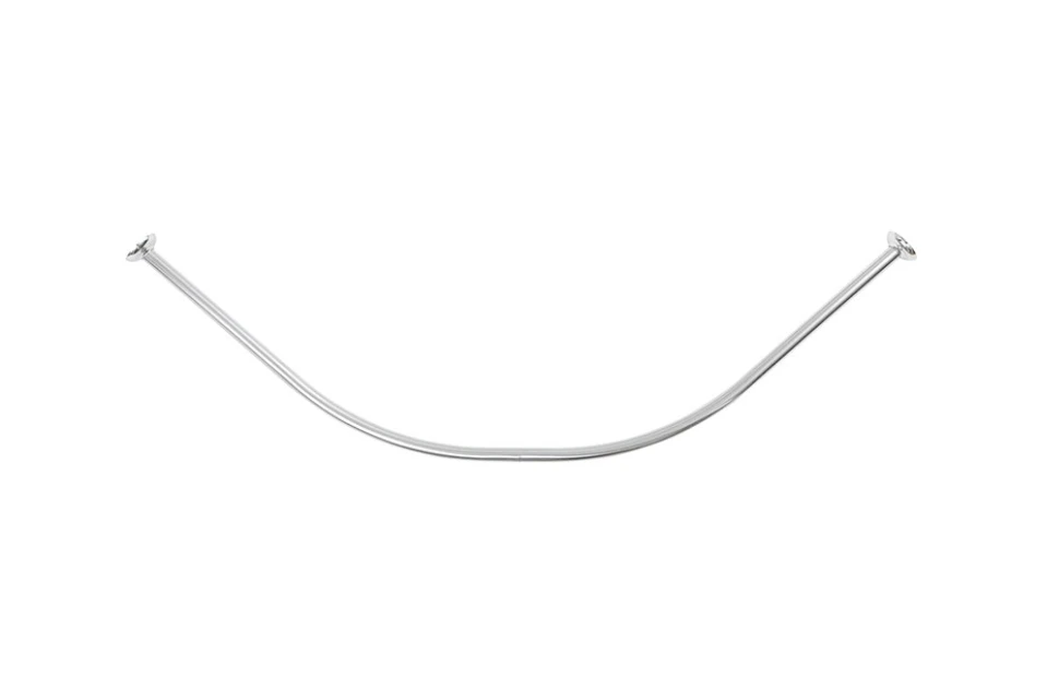 ALUMINIUM CURVED SHOWER CURTAIN ROD 90X90 CM