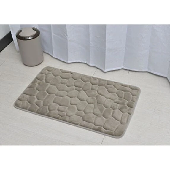 PEBBLE MF MEMORY FOAM MAT 50X80 CM - TAUPE