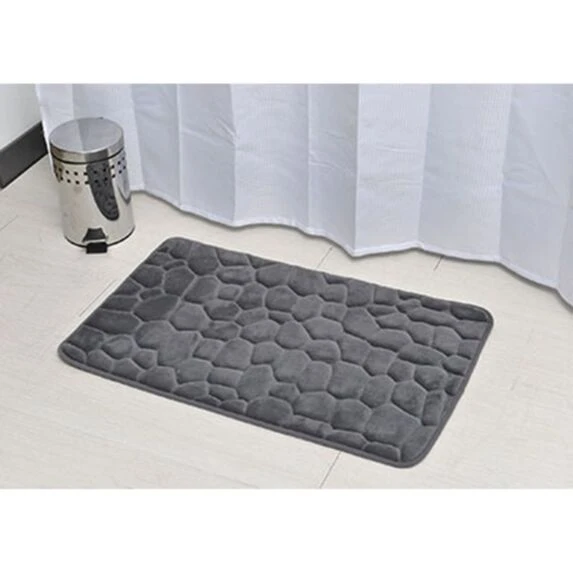 PEBBLE MF MEMORY FOAM MAT 50X80 CM - DARK GREY