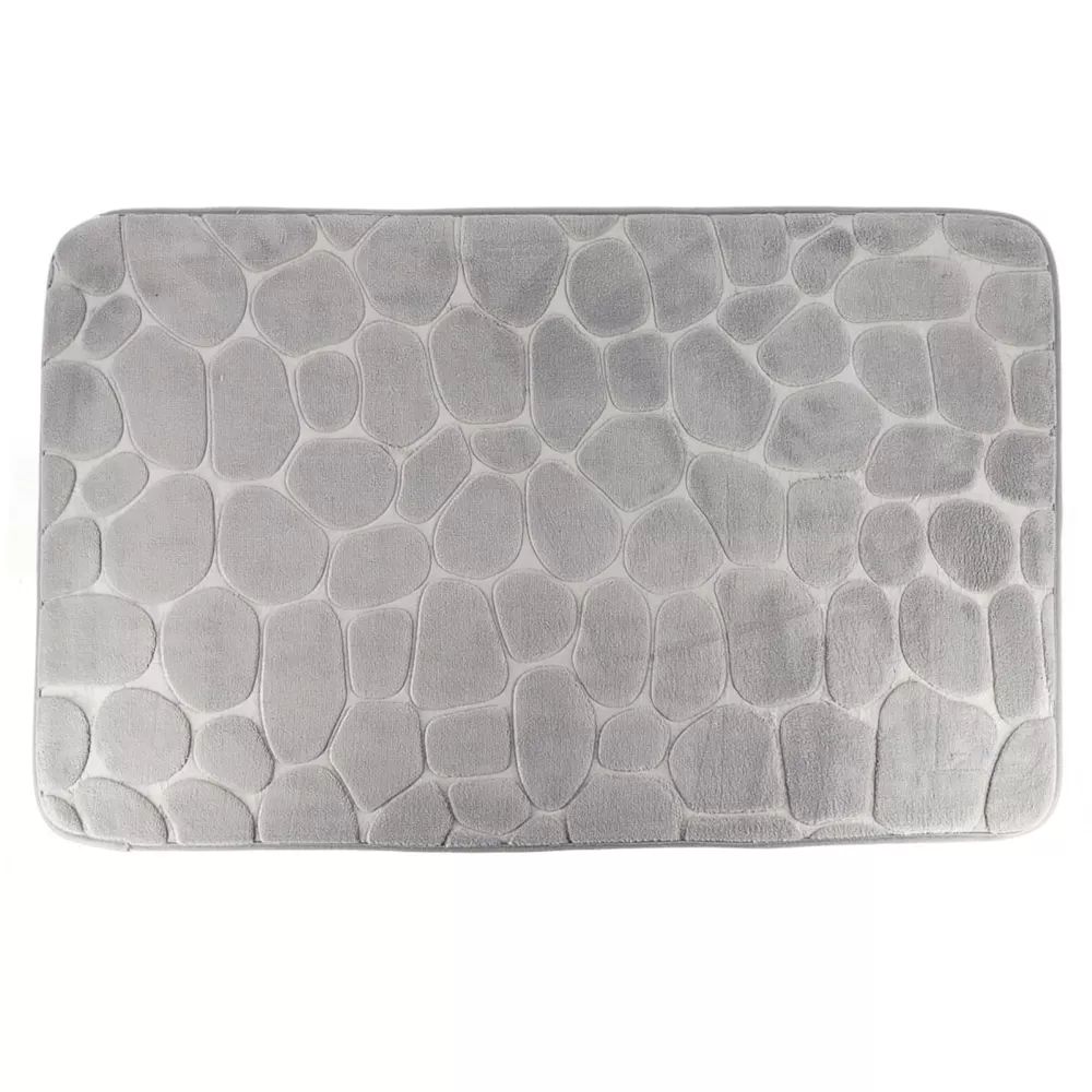 PEBBLE MF MEMORY FOAM MAT 50X80 CM - LIGHT GREY