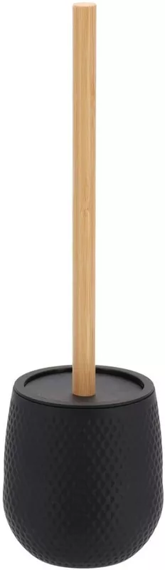 TOILET BRUSH HONEYCOMB EFFECT - BLACK/BAMBOO
