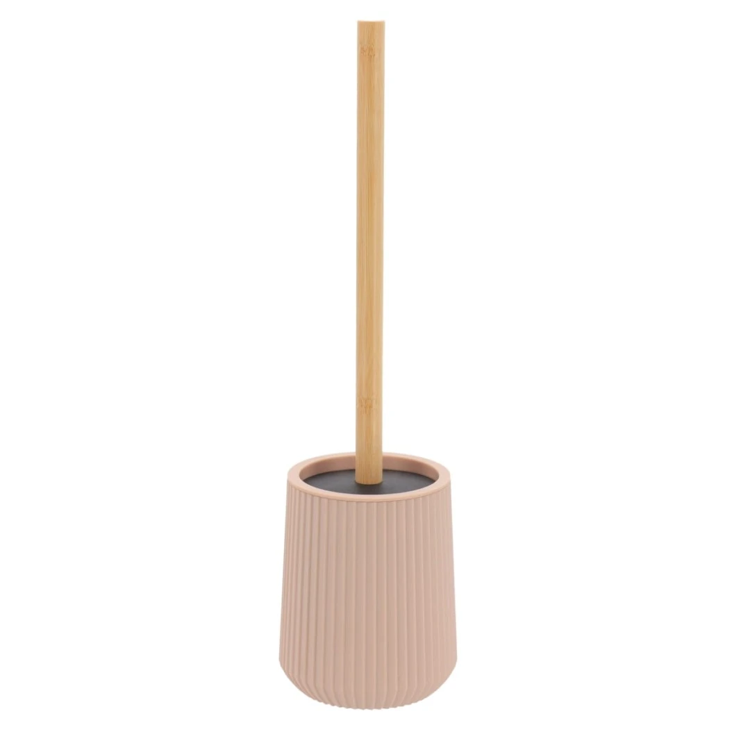 STRIATED ABS/AS TOILET BRUSH - ROSE BLUSH