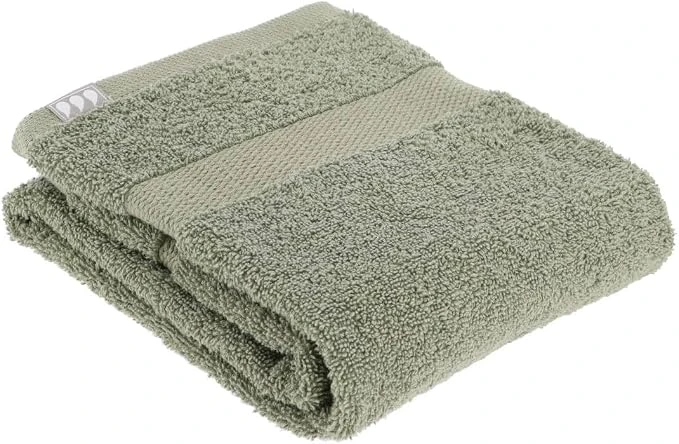 100% COTTON TOWEL 50X90 CM - KHAKI GREEN