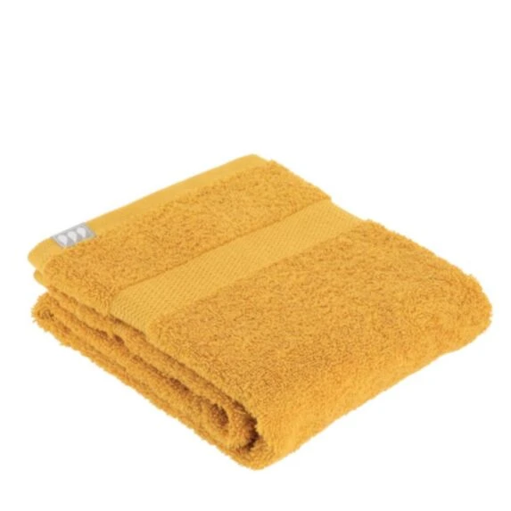 100% COTTON HAND TOWEL 50X90 CM - MUSTARD
