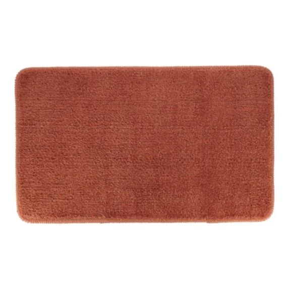 SOFT MICROFIBER MAT W/ LATEX BACK 45X75 CM - COPPER