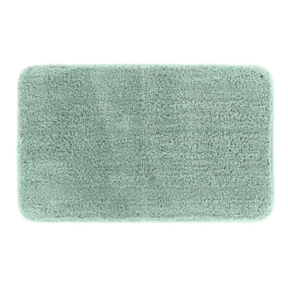 SOFT MICROFIBER MAT W/ LATEX BACK 45X75 CM - EUCALYPTUS GREEN