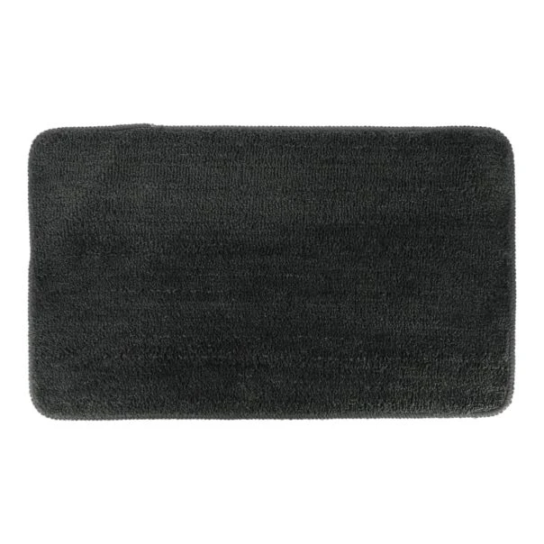 SOFT MICROFIBER MAT W/ LATEX BACK 45X75 CM - DARK GREY