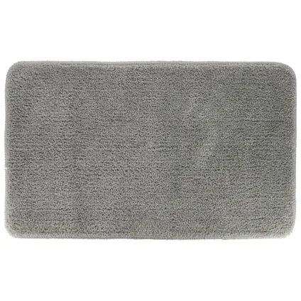 SOFT MICROFIBER MAT W/ LATEX BACK 45X75 CM - LIGHT GREY