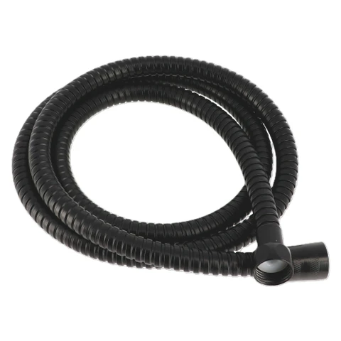 STAINLESS STEEL FLEXIBLE SHOWERHOSE 150 CM - MATTE BLACK