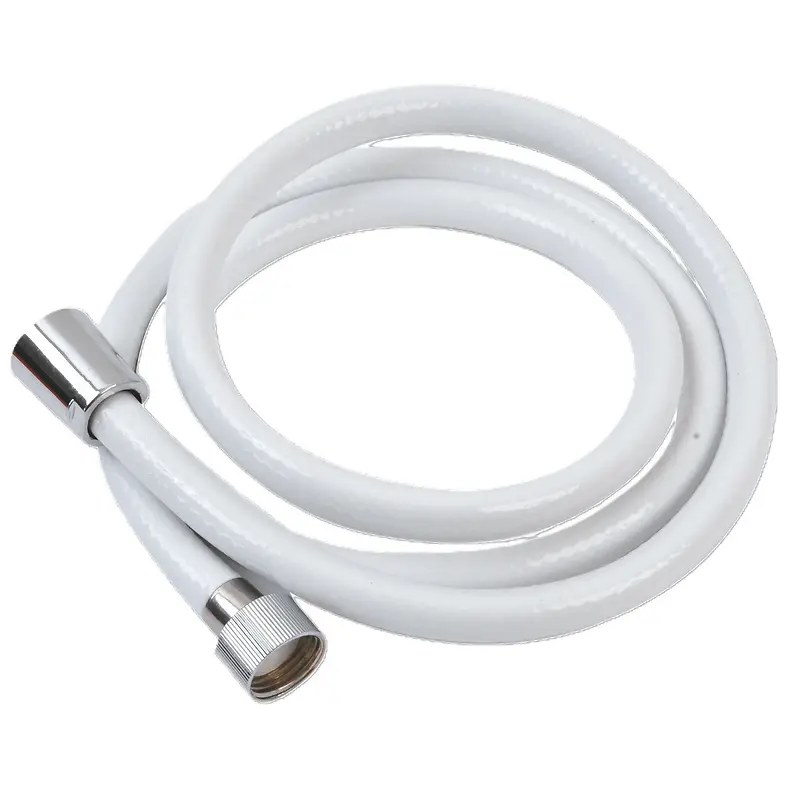 FLEXIBLE PVC SHOWER HOSE 150 CM - WHITE