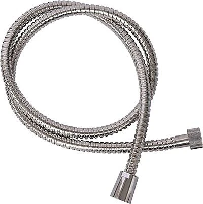 STAINLESS STEEL FLEXIBLE HOSE 120 CM - CHROME