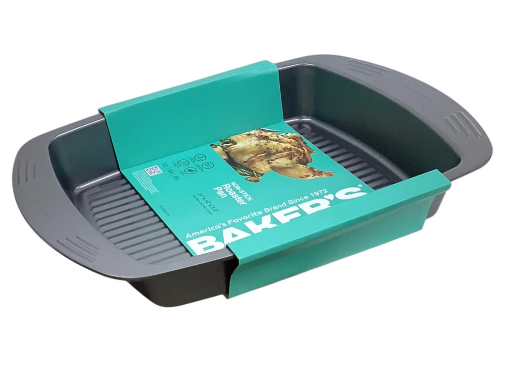 BAKER'S SECRET ESSENTIAL LINE ROAST PAN 21.1" X 14.1" X 3.3"